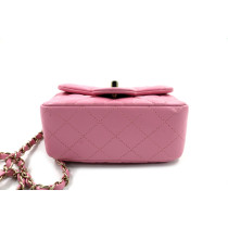 Chanel Mini Square Pelle Rosa