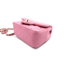 Chanel Mini Square Pelle Rosa