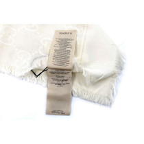 Gucci Sciarpa Seta Bianca