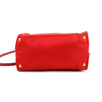 Prada Shopping Tela Rossa