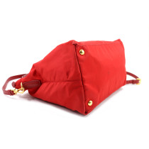 Prada Shopping Tela Rossa