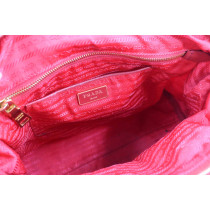 Prada Shopping Tela Rossa