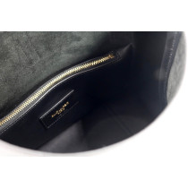 Saint Laurent Le 5 à 7 Pelle Martellata Nera