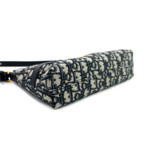Dior Hobo Montaigne 30 Tela Jacquard Blu