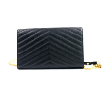 Saint Laurent Cassandre Pelle Nera