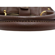 Prada Shopping Pelle Marrone