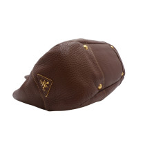 Prada Shopping Pelle Marrone