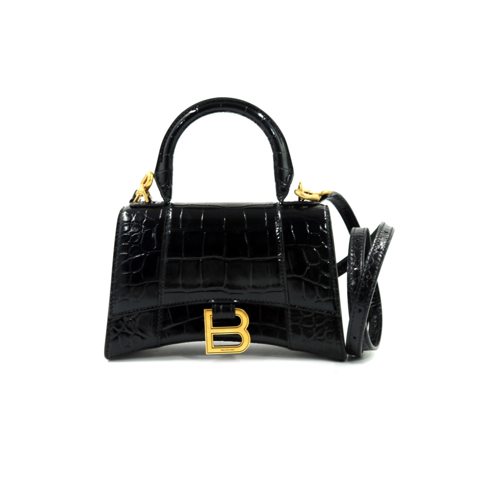 Balenciaga HourGlass XS Pelle Nera