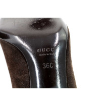 Gucci Scarpe Camoscio Marrone