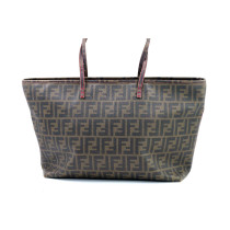 Fendi Shopping Roll Bag Zucca Marrone