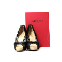 Valentino Decollete Tulle e Raso Nero