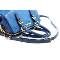 Miu Miu Bowling Pelle Blu