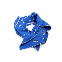 Hermes Foulard Seta Blu