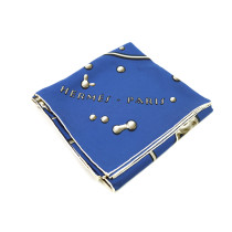 Hermes Foulard Seta Blu