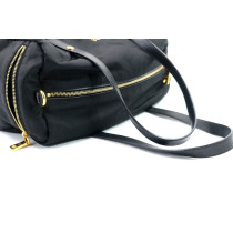 Prada Bauletto Tela Vela Nera