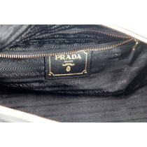 Prada Bauletto Tela Vela Nera