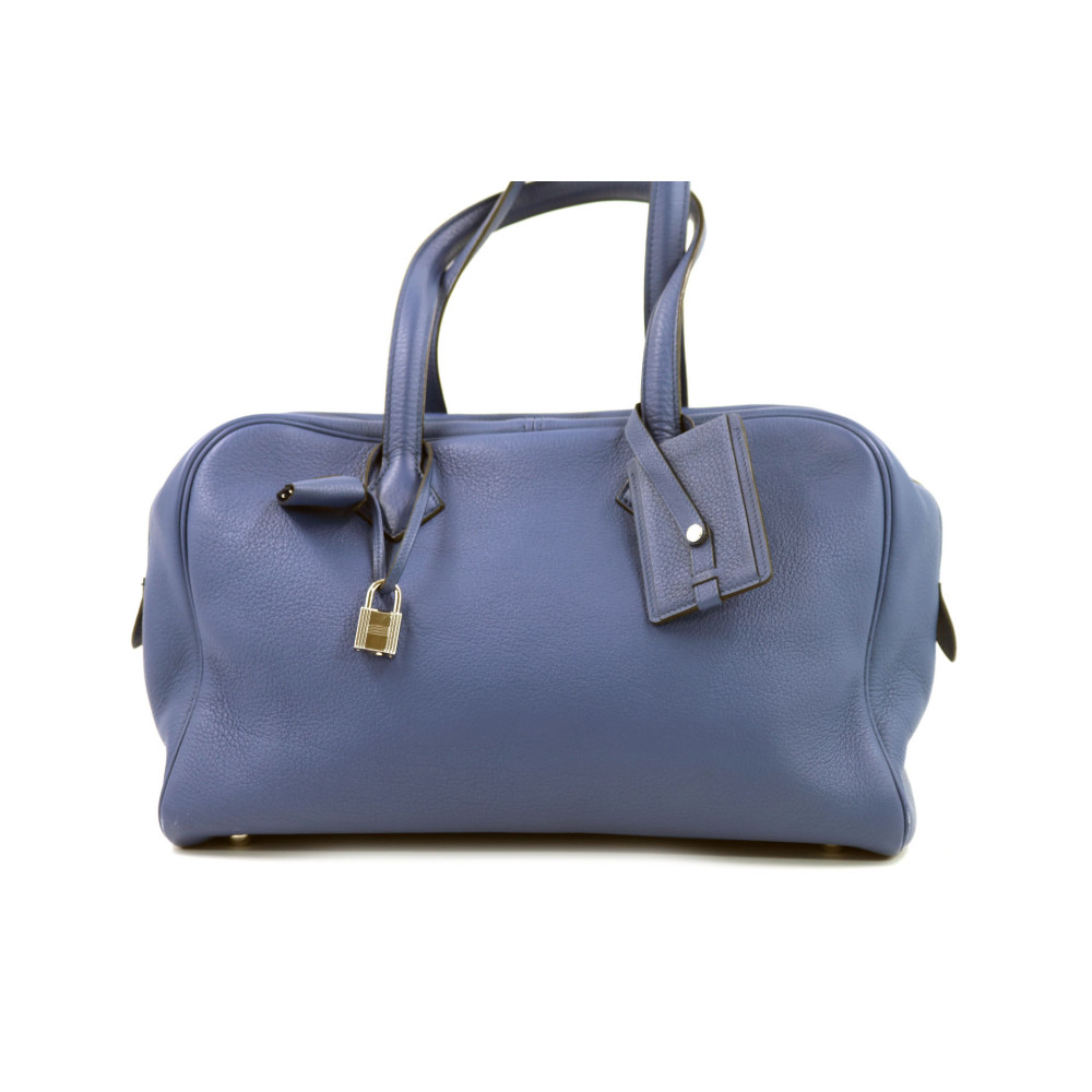 Hermes Victoria Pelle Blu