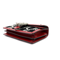 Gucci Dionysus Media Tweed Nero e Pelle Rossa