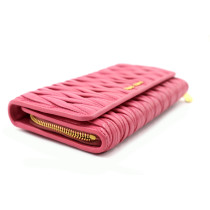 Miu Miu Portafoglio Pelle Rosa