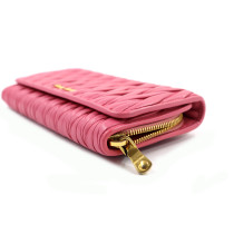 Miu Miu Portafoglio Pelle Rosa