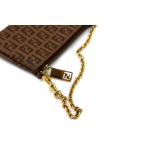 Fendi Baguette Mini Pelle Marrone