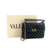 Valentino Spike Media Pelle Nera