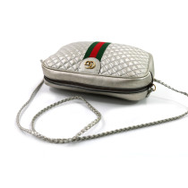Gucci Marmont Camera Bag Pelle Argento