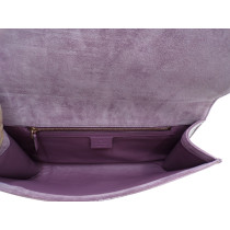 Gucci Clutch Microguccissima Vernice Ciclamino