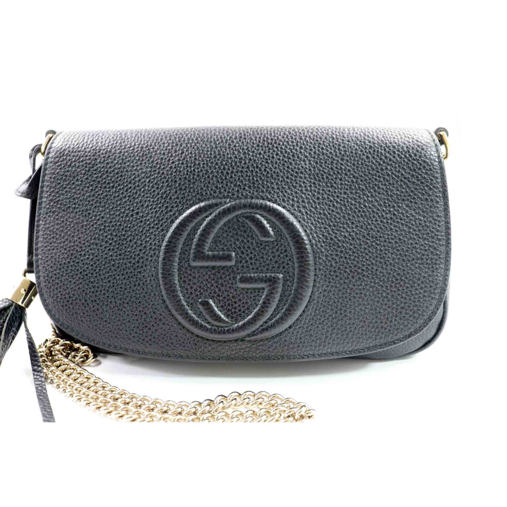 Gucci Soho Flap Pelle Nera