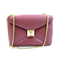 Valentino One Stud Pelle Marsala