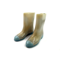 Chanel Stivaletti da Pioggia Gomma Azzurra