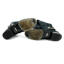 Chanel Stivali Cruissards Pelle Scamosciata Nera