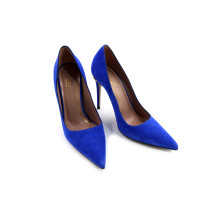 Gucci Decollete Pelle Scamosciata Blu Elettrico