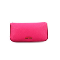 Miu Miu Pochette Pelle Ciclamino Fluo