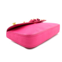 Miu Miu Pochette Pelle Ciclamino Fluo