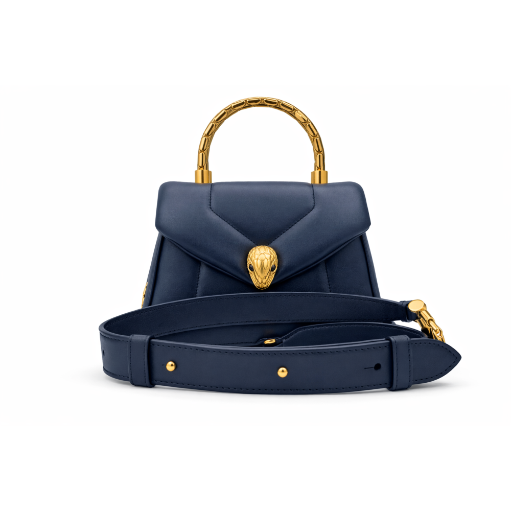 Bulgari Top Handle Reverse Pelle Nera