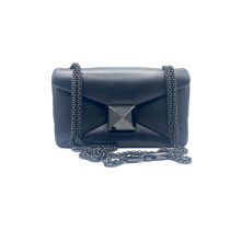 Valentino One Stud Pelle Nera