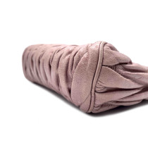 Miu Miu Pochette Goffrata Pelle Matelassè Rosa Cipria