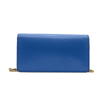 Prada Wallet Pelle Blu