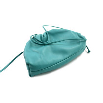 Bottega Veneta Pouch Mini Pelle Verde Acqua