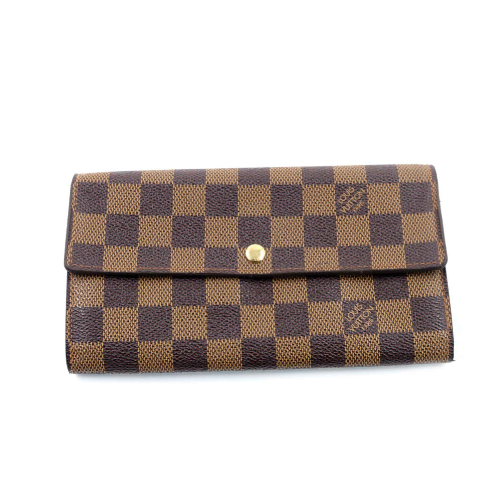 Louis Vuitton Portafoglio Damier Ebene