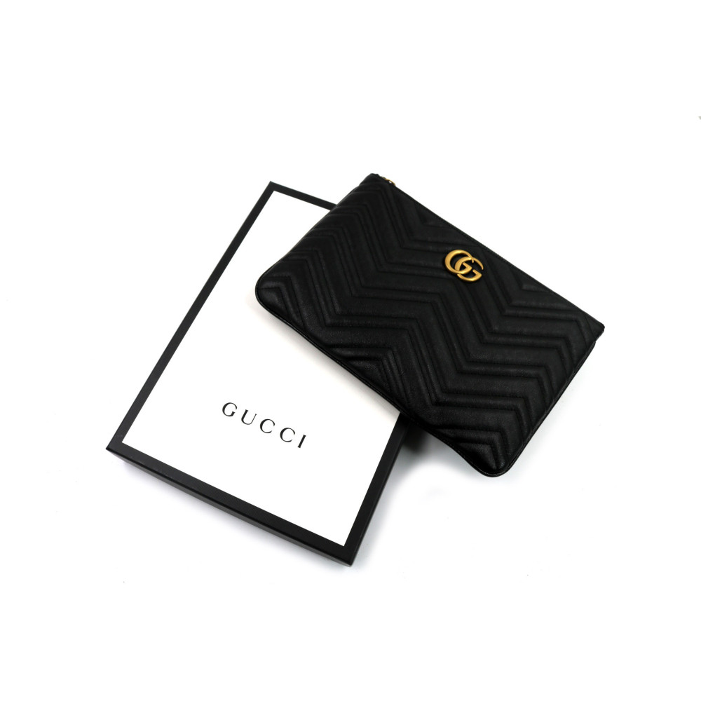 Gucci Pouch Pelle Nera