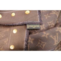 Louis Vuitton Foulard Seta Marrone
