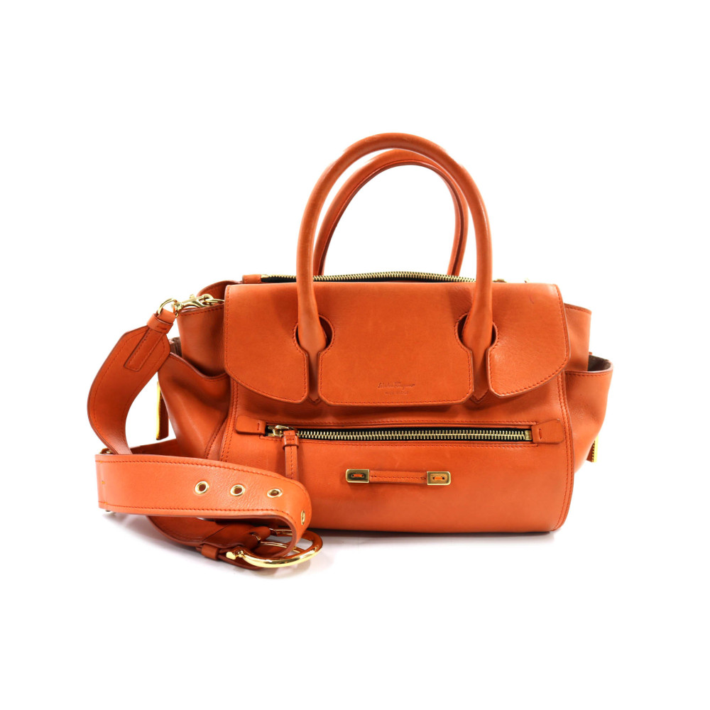 Ferragamo Shopping Pelle Arancio