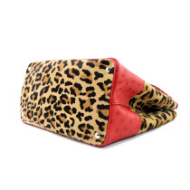 Prada Shopping Pelle di Struzzo e Cavallino Multicolor