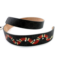 Gucci Cintura Pelle Nera e Grigia