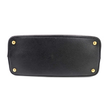 Prada Double Medium Pelle Saffiano Nero e Rosso