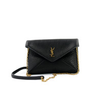 Saint Laurent Cassandre Mini Pelle Nera