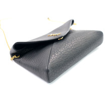 Saint Laurent Cassandre Mini Schwarzes Leder