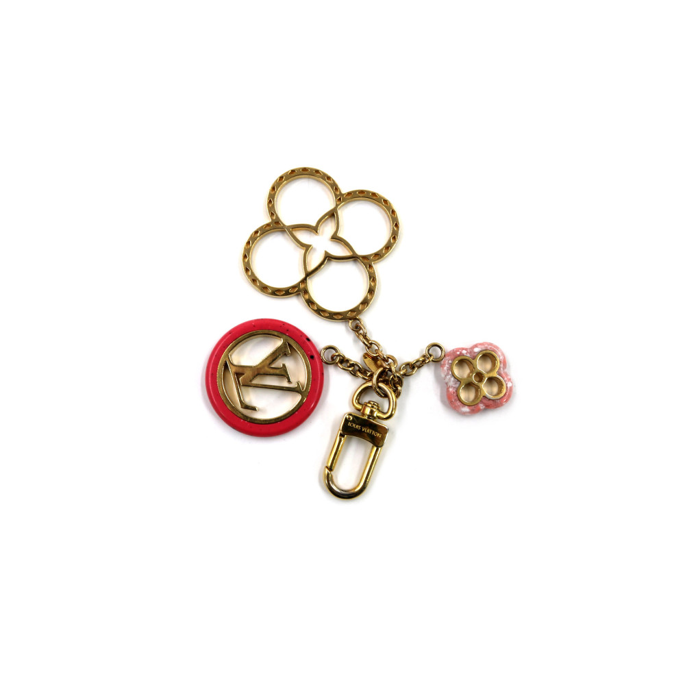 Louis Vuitton Charms Pink in Ceramic Metallo Oro e Rosa